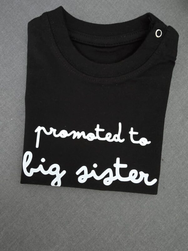 T-shirt "promoted to big sister/brother" - Image 2